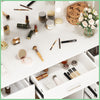 Bedroom Dressing Table Vanity Desk Set With Hollywood LED Lighted Mirror Drawers