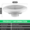 Ceiling Fan with Lighting RGB LED Light Adjustable Wind Speed Remote Control Nse