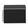 Heavy Duty 10x 8FT Metal Shed Steel Apex Roof Garden Storage Tool Bike Organizer