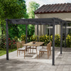 Outdoor Pergola Garden Awning Gazebo Canopy Party Barbecue Shelter Furniture