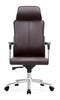 Desk Chair Computer Chair High Back PU Leather Office Desk Chair - Brown