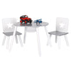Children Table and 2 Chairs with Storage Kids Bedroom Furniture Playroom Bedroom