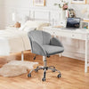 Cute Desk Chair Velvet Computer Office Chair Makeup Vanity Chair Rolling Chair