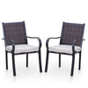 Rattan Garden Furniture Set 2 Piece Outdoor Sofa Chairs Table Patio Wicker Set