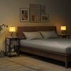 Costway 3-Tier End Table Bedroom Nightstand Narrow Sofa Side Table w/ Shelf
