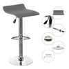Bar Stool Set of 2 Counter Height Bar Chairs Swivel Adjustable Modern Armless