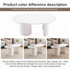 Coffee Table Cloud Shaped White Tea Table End Table for Living Room Furniture