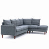 L-Shaped Corner Sofa, Sectional Couch with Built-in USB Port Chaise