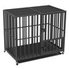 38inch Large Dog Cage Thicken Steel Crates Kennel Home Yard Garden Carrier
