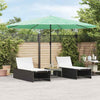 Garden Parasol with Steel Green 388x388x248 E2B4