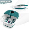 Folding Foot Bath Massage Roller Massage Foot Spa Basin w/Heat &Remote Control