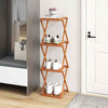 Free Standing Shoe Rack Entryway Folding Plant Rack-Natural