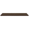 Wall Shelves 4 pcs Brown Oak 60x40x1.5 cm Engineered Wood