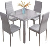 1/2/4 Dining Chair Glass/Wood/Metal Dining Table Office Coffee Lounge Furniture