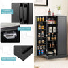 kitchen Pantry Cabinet 120cm Food Pantry Cabinet with Doors & Adjustable Shelves