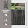 Folding Rattan Sun Lounger with and Pillow, Grey
