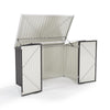 Galvanised Outdoor Garden Shed Pent Roof Bike Storage Yard Store Tool Shed House