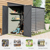 Metal Large Storage Garden Shed Bike Unit Tools Bicycle Store 270x144x202cm UK
