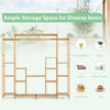 9-Tier Bamboo Plant Holder Stand Plant Shelf Storage Organizer Display Rack