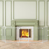 5 Panel Fireplace Fence Baby Pet Safety Gate Playpen Adjustable Room Divider