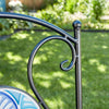 Bistro Set Mosaic Patio Outdoor Garden Furniture Table and Chairs Metal Frame