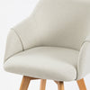 BEKRVIO STRONG ALE Dining Swivel chairs (set of 2) BEIGE