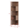 180cm Large Bookshelf Corner Storage Shelf 5-Tier Tall Bookcase Shelving Unit