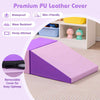 Toddler Soft Play Set Crawling and Climbing Soft Foam Structure-Purple