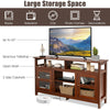 TV Stand for 65" TV Fireplace TV Stand Entertainment Center Storage Cupboard