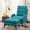 Frosted Velvet Recliner Chair Single Sleeper Sofa Chair Bed Home Cinema Seat NEW