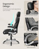 Office Chair, Ergonomic Gaming Chair, Adjustable Headrest, Tilt Function, Foldab