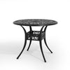 90cm Round Table Weatherproof Antique Cast Aluminium Coffee Table Bistro Balcony