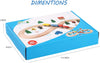 33Pcs Wooden Train Track Rail Set Magnetic Railway Xmas Kid Toy Fit Thomas Brio