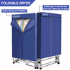 Electric Clothes Dryer 1200W 10KG Folding Indoor Warm Air Drying Wardrobe Large