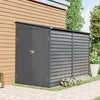 Metal Large Storage Garden Shed Bike Unit Tools Bicycle Store 270x144x202cm UK