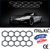 Hexagon LED Ceiling Lighting Car Detail Garage Workshop Exhibition Hall Lighting