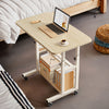 Over Bed Table Storage Shelf Aid Hospital Height Adjustable Laptop Tray Trolley