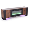 Wooden TV Stand and Fireplace Set for TVs 36 Inches Electric Fireplace Insert UK