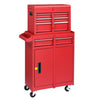 Heavy Duty Roller Tool Cabinet Storage Chest Box Garage Workshop 4 Drawers Red
