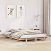 Bed Frame 120x200 Solid Wood Pine Z0T8