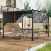 Steel Frame Outdoor Adjustable Pergola Gazebo Garden Sun Shade Canopy Shelter