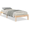 Long Bed Frame without 80x220 Solid Wood Pine G5U4
