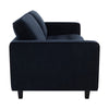 Dusk Sloane Midnight Dark Navy Velvet 3 Seater Sofa RRP £1050