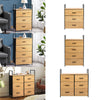 Bedside Table Cabinet Chest of Drawers Modern Bedroom 3 4 6 Drawers Dresser Desk