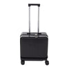 Wheeled Black Suitcase Cabin Trolley Bag Hand Luggage Carry On Travel Case