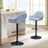 Set of 2 Barstool Kitchen Breakfast Swivel Pub Counter Gas Lift PU Leather Chair