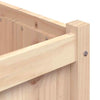 Garden Planter Box - Solid Pine Wood Flower Pot - for Patio and Balcony M4K6