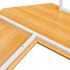 Computer Desk Office Study Workstation Metal Legs Home Corner Table Stand MDF