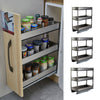 150-250mm Pull Out Steel Basket Kitchen Cabinet Larder Organizer Cupboard Drawer