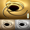 Modern Chandelier LED Spiral Ceiling Light Kitchen Living Bedroom Pendant Lamp
